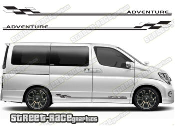 Nissan Elgrand racing stripes 018 - Adventure