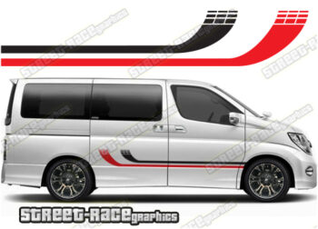 Nissan Elgrand racing stripes 021