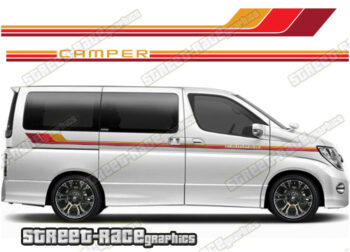 Nissan Elgrand racing stripes 029 - Retro Camper