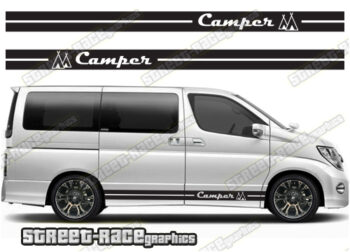 Nissan Elgrand racing stripes 032 - Camper