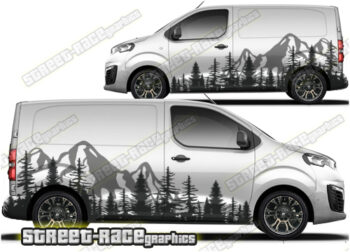 Toyota ProAce graphics 036 - Mountain landscape
