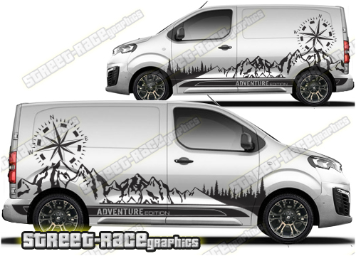 Peugeot Expert graphics 041 - Mountain adventure
