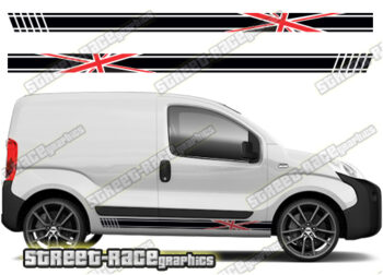 Citroen Nemo racing stripes 022 - UNION JACK