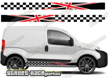 Citroen Nemo racing stripes 023 - UNION JACK