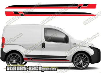 Fiat Fiorino racing stripes 029