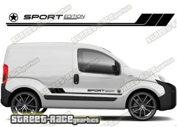 Fiat Fiorino racing stripes 032