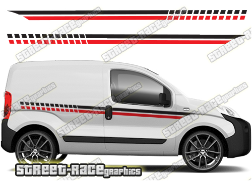 Fiat Fiorino racing stripes 042