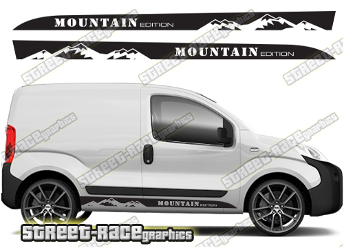 Peugeot Bipper stickers 049 - Mountain Adventure