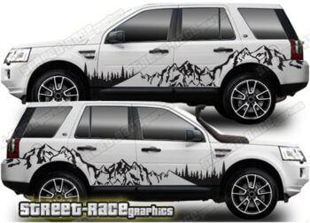 Land Rover Freelander 018 - Mountain adventure overland graphics