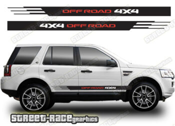 Land Rover Freelander 051 - 4X4 off road racing stripes