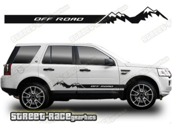 Land Rover Freelander 061 - off road racing stripes