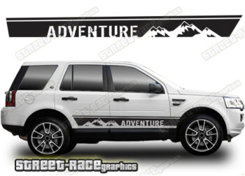 Land Rover Freelander 062 - mountain adventure racing stripes