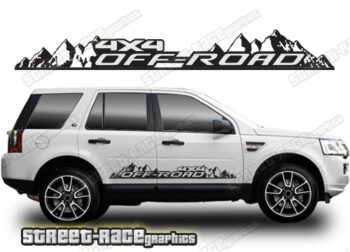 Land Rover Freelander 067 - off road 4x4 decals