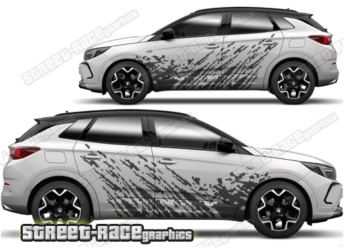 Vauxhall Grandland 002 - mud splatter graphics