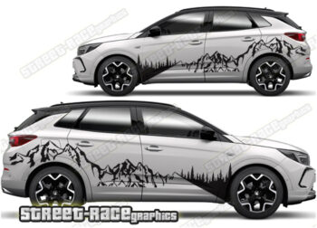 Vauxhall Grandland 018 - Mountain adventure overland graphics