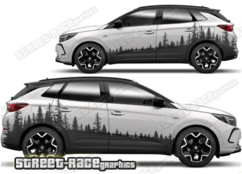 Vauxhall Grandland 024 - Forest overland graphics