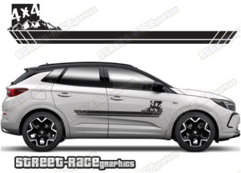 Vauxhall Grandland 060 - 4x4 racing stripes