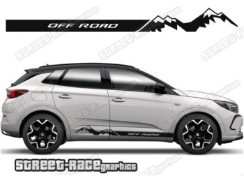 Vauxhall Grandland 061 - off road racing stripes