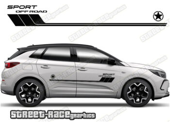 Vauxhall Grandland 065 - off road 4x4 racing stripes