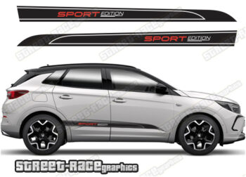 Vauxhall Grandland 067 - off road 4x4 decals