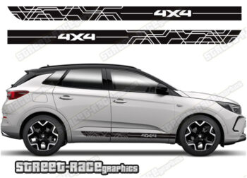 Vauxhall Grandland 068 - 4x4 racing stripes