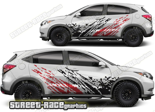 Honda HR-V 001 - mud splatter graphics