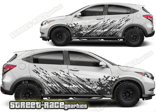 Honda HR-V 002 - mud splatter graphics