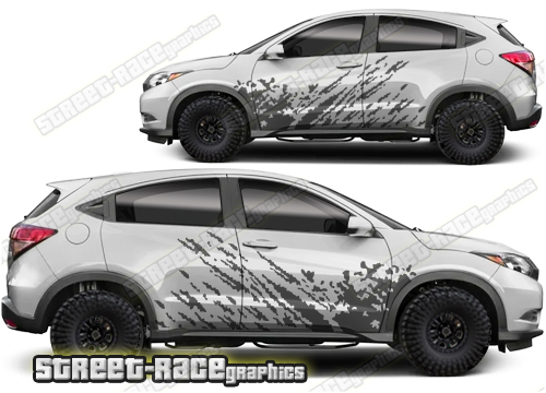 Honda HR-V 004 - mud splatter graphics