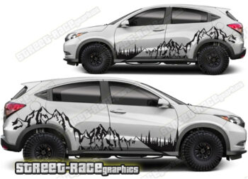 Honda HR-V 018 - Mountain adventure overland graphics
