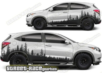 Honda HR-V 024 - Forest overland graphics