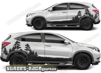 Honda HR-V 025 - Forest overland graphics