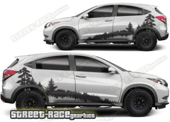 Honda HR-V 026- Forest adventure graphics