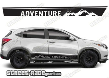 Honda HR-V 062 - mountain adventure racing stripes