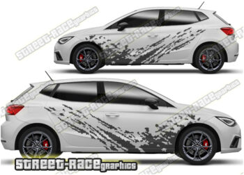 Seat Ibiza large graphics 003 - Mud splatter