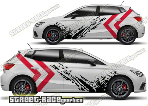 Seat Ibiza large graphics 004 - Mud splatter