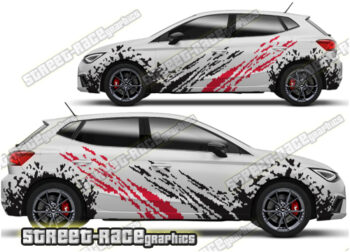 Seat Ibiza large graphics 016 - Mud splatter