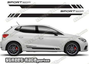 Seat Ibiza racing stripes 002