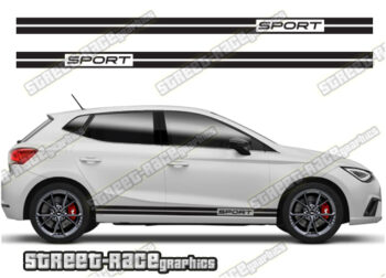 Seat Ibiza racing stripes 006