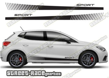 Seat Ibiza racing stripes 011
