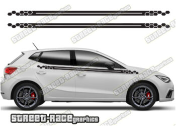 Seat Ibiza racing stripes 013