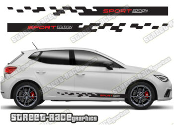 Seat Ibiza racing stripes 015