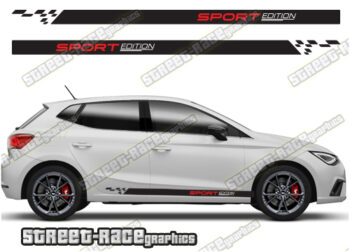 Seat Ibiza racing stripes 016