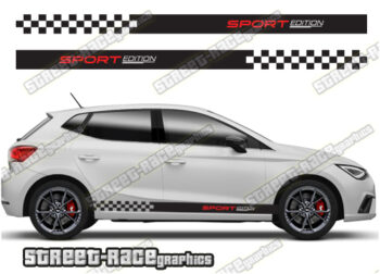 Seat Ibiza racing stripes 017