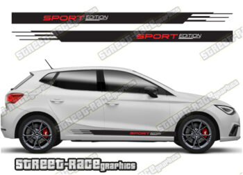 Seat Ibiza racing stripes 019