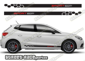 Seat Ibiza racing stripes 020