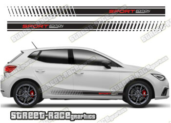 Seat Ibiza racing stripes 021
