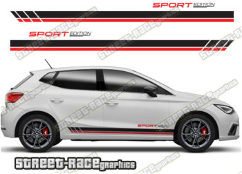 Seat Ibiza racing stripes 022