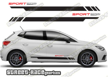 Seat Ibiza racing stripes 023
