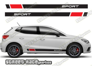 Seat Ibiza racing stripes 025