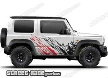 Suzuki Jimny 001 - mud splatter graphics